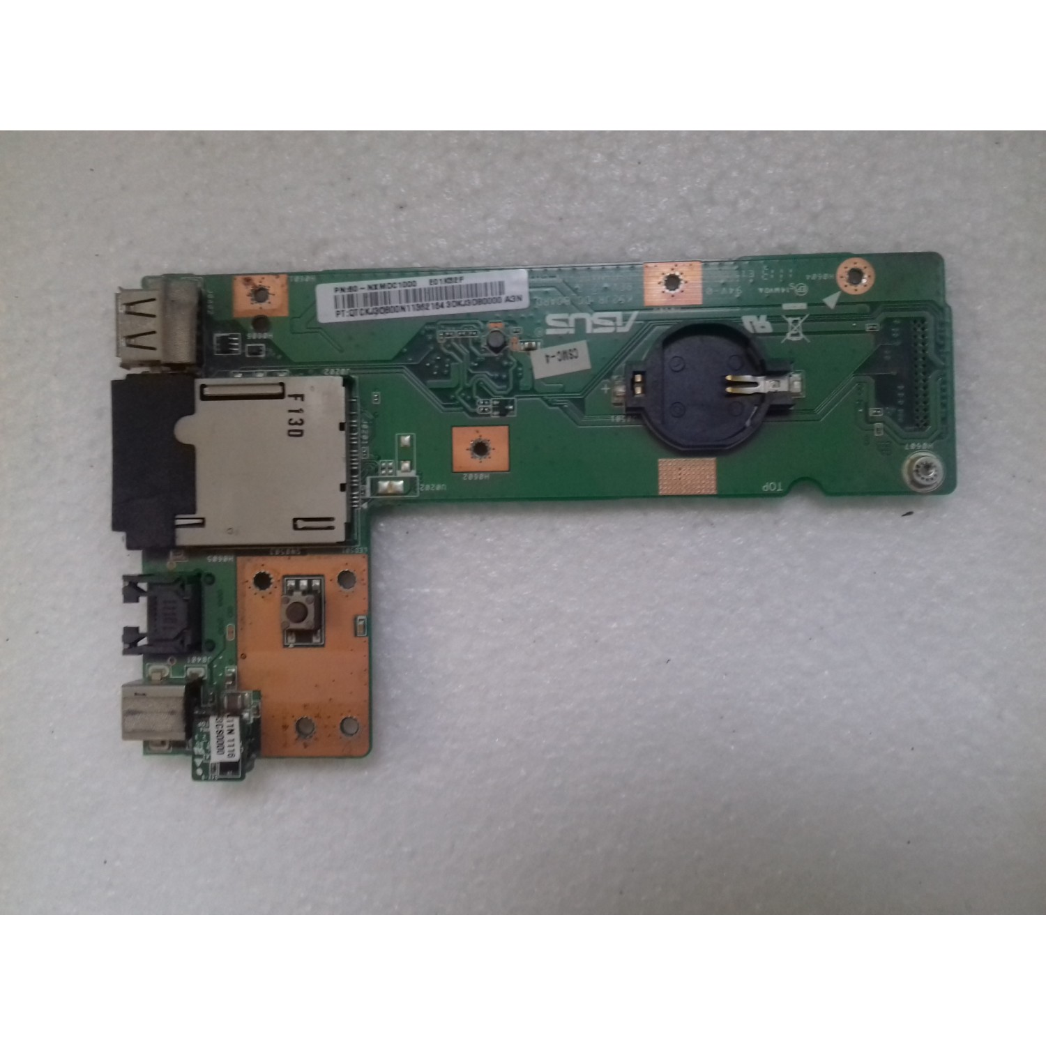 Modul USB, mufa alimentare, LAN; cititor de card, Asus A52J (60-NXMDC1000)